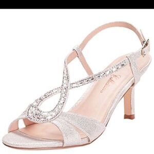 David’s Bridal Low Heel Tstrap
